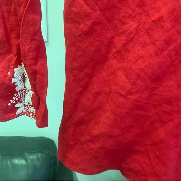 Lafayette 148 Embroidered Tunic Top - Picture 5 of 10